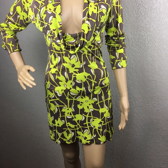 T-Bags Los Angeles, cowl neck, plunging dress - Picture 4 of 8